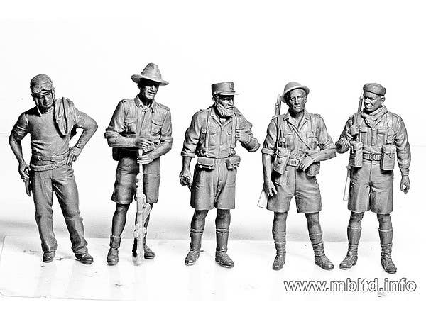MASTER BOX 1/35 Allied Forces, WW II era, North Africa, desert battles series | 4820113080494