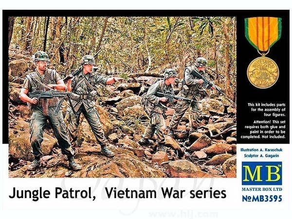 MASTER BOX 1/35 Jungle Patrol, Vietnam War series | 4820113080500