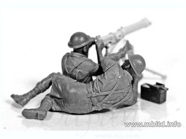MASTER BOX 1/35 Vickers Machine Gun team, North Africa Desert Battle Series, WW II era | 4820113080524