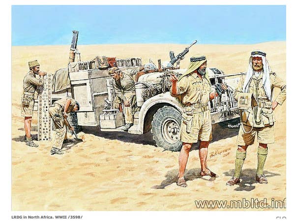 MASTER BOX 1/35 LRDG in North Africa, WWII era | 4820113080531