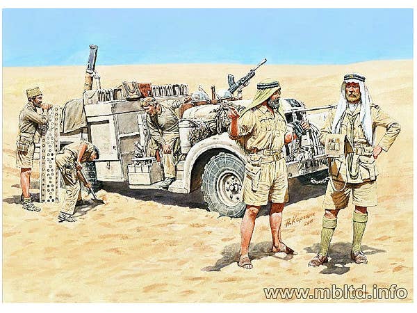 MASTER BOX 1/35 LRDG in North Africa, WWII era | 4820113080531