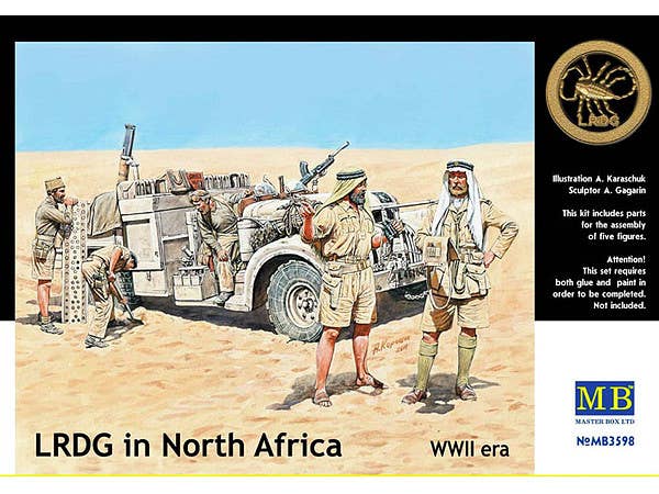 MASTER BOX 1/35 LRDG in North Africa, WWII era | 4820113080531