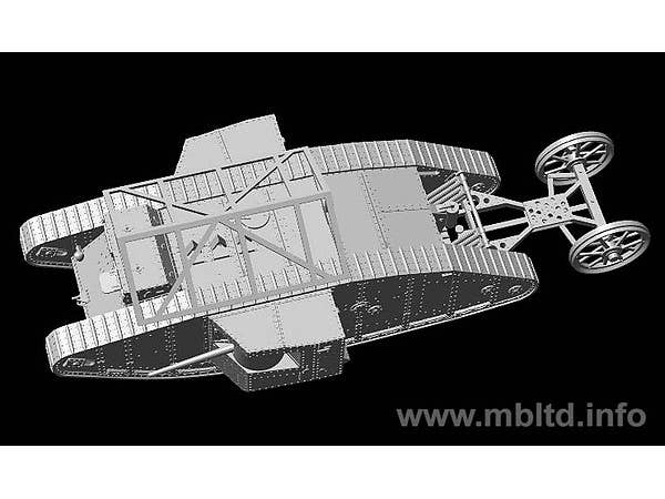 Master Box 1/72 Mk.I 'Male' British Tank, Somme Battle period, 1916 | 4820113081231