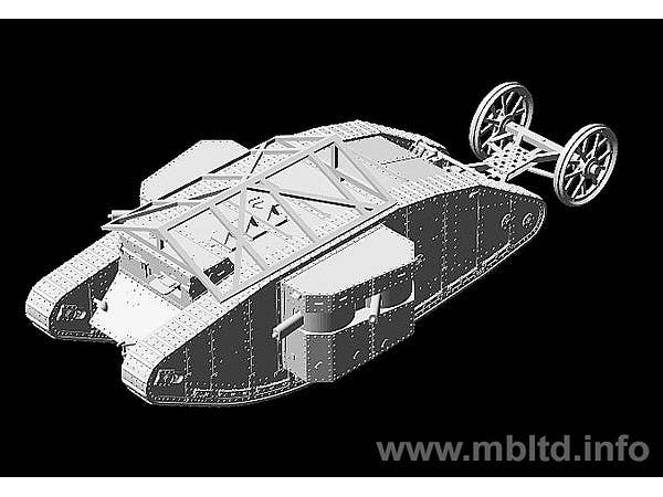 Master Box 1/72 Mk.I 'Female' British Tank, Somme Battle period, 1916 | 4820113081248