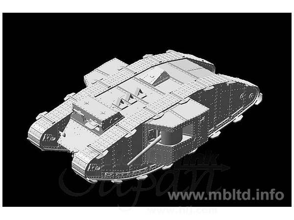 Master Box 1/72 Mk.II 'Male' British Tank, Arras Battle period, 1917 | 4820113081279
