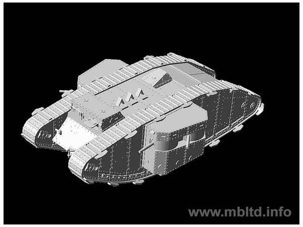 Master Box 1/72 Mk.II 'Female' British Tank, Arras Battle period, 1917 | 4820113081286
