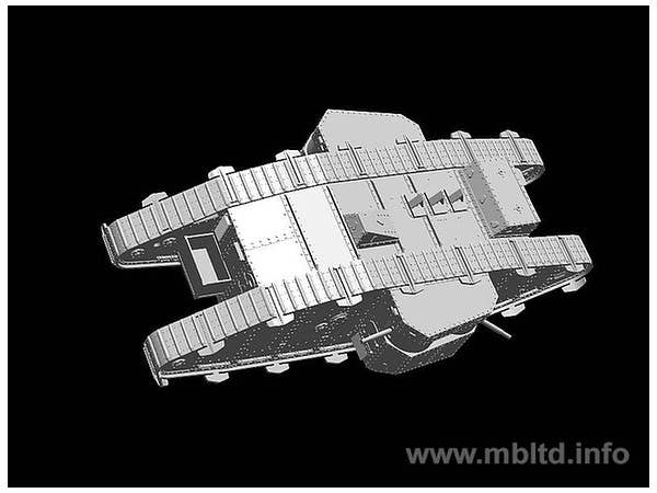Master Box 1/72 Mk.II 'Female' British Tank, Arras Battle period, 1917 | 4820113081286
