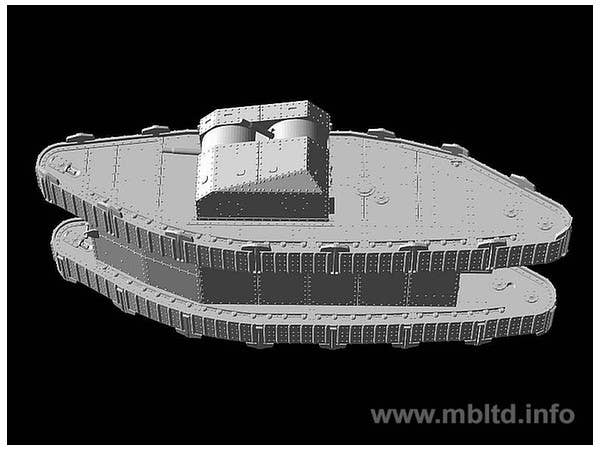 Master Box 1/72 Mk.II 'Female' British Tank, Arras Battle period, 1917 | 4820113081286