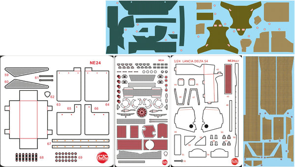 Platz NuNu 1/24 Detail Up Parts for LANCIA Delta S4 86 Sanremo Rally