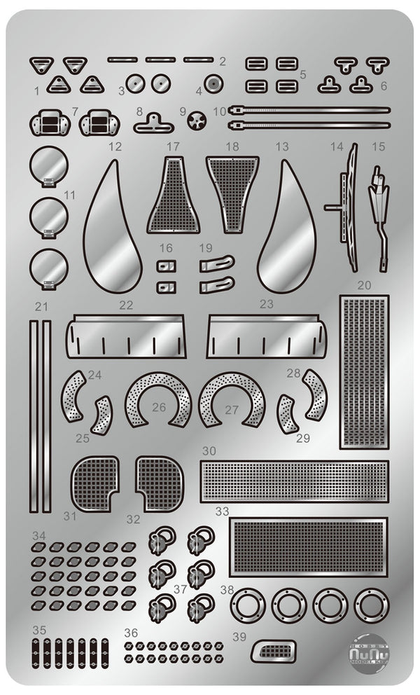 Platz NuNu 1/24 Detail-up Parts for 1/24 Porsche 935 K3 '80 LM