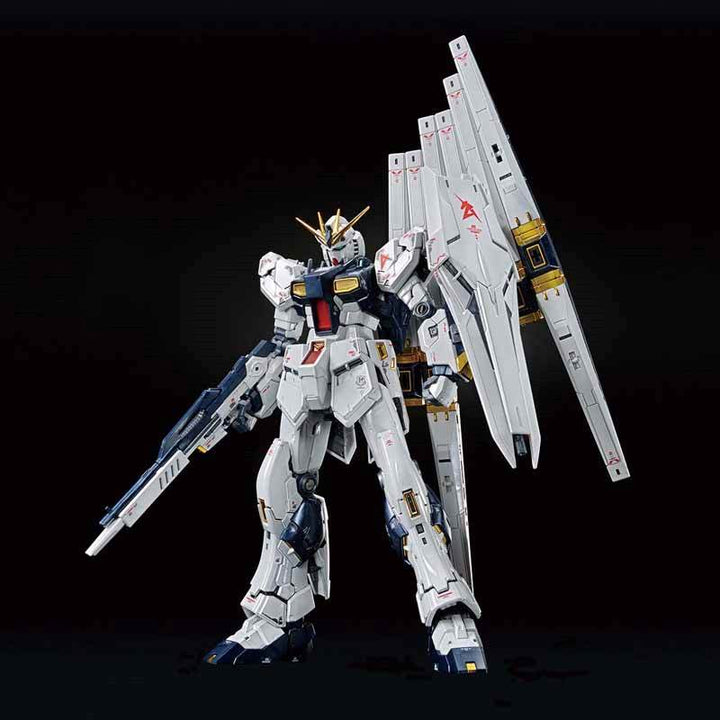 P-Bandai RG 1/144 The Gundam Base Limited Nu Gundam [Titanium Finish]