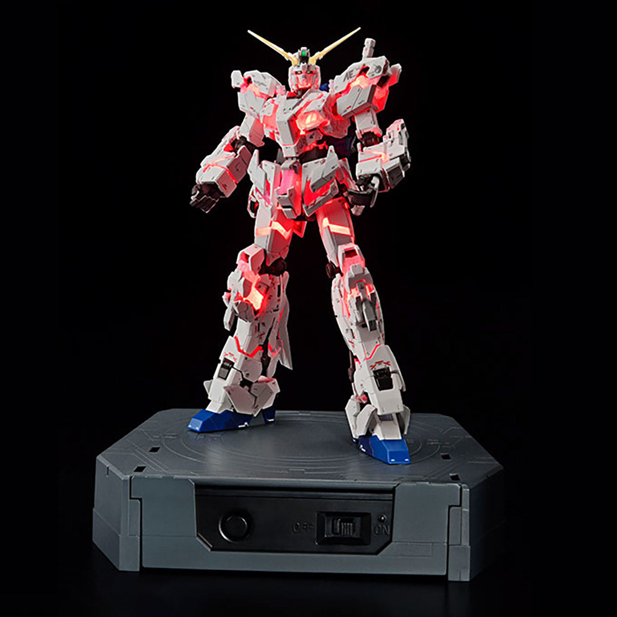 P-Bandai RG 1/144 The Gundam Base RX-0 Unicorn Gundam (Destroy Mode) Ver.TWC (Lighting Model)