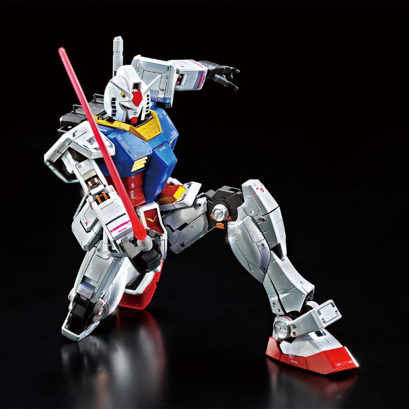 P-Bandai MG 1/100 The Gundam Base Limited RX-78-2 Gundam Ver.3.0 [Titanium Finish]