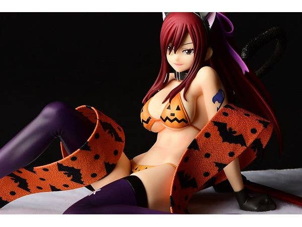 FAIRY TAIL ERZA SCARLET HALLOWEEN CAT GRAVURE 1/6 PVC FIG | 4560321854608