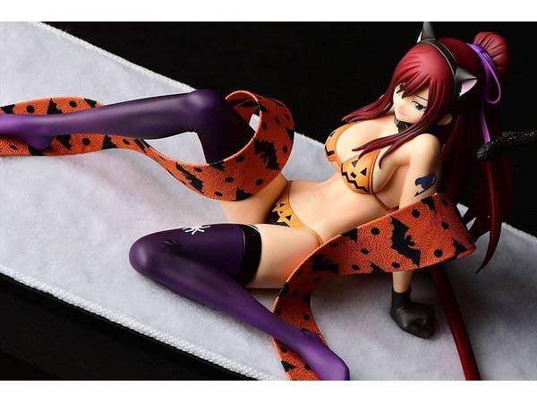 FAIRY TAIL ERZA SCARLET HALLOWEEN CAT GRAVURE 1/6 PVC FIG | 4560321854608