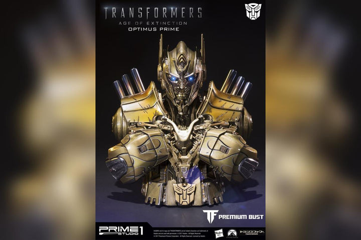 Premium Bust Transformers: Age of Extinction (Film) Optimus Prime Gold Version