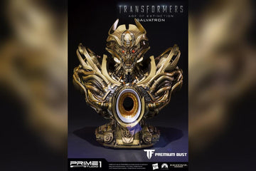 Premium Bust Transformers: Age of Extinction (Film) Galvatron Gold Version