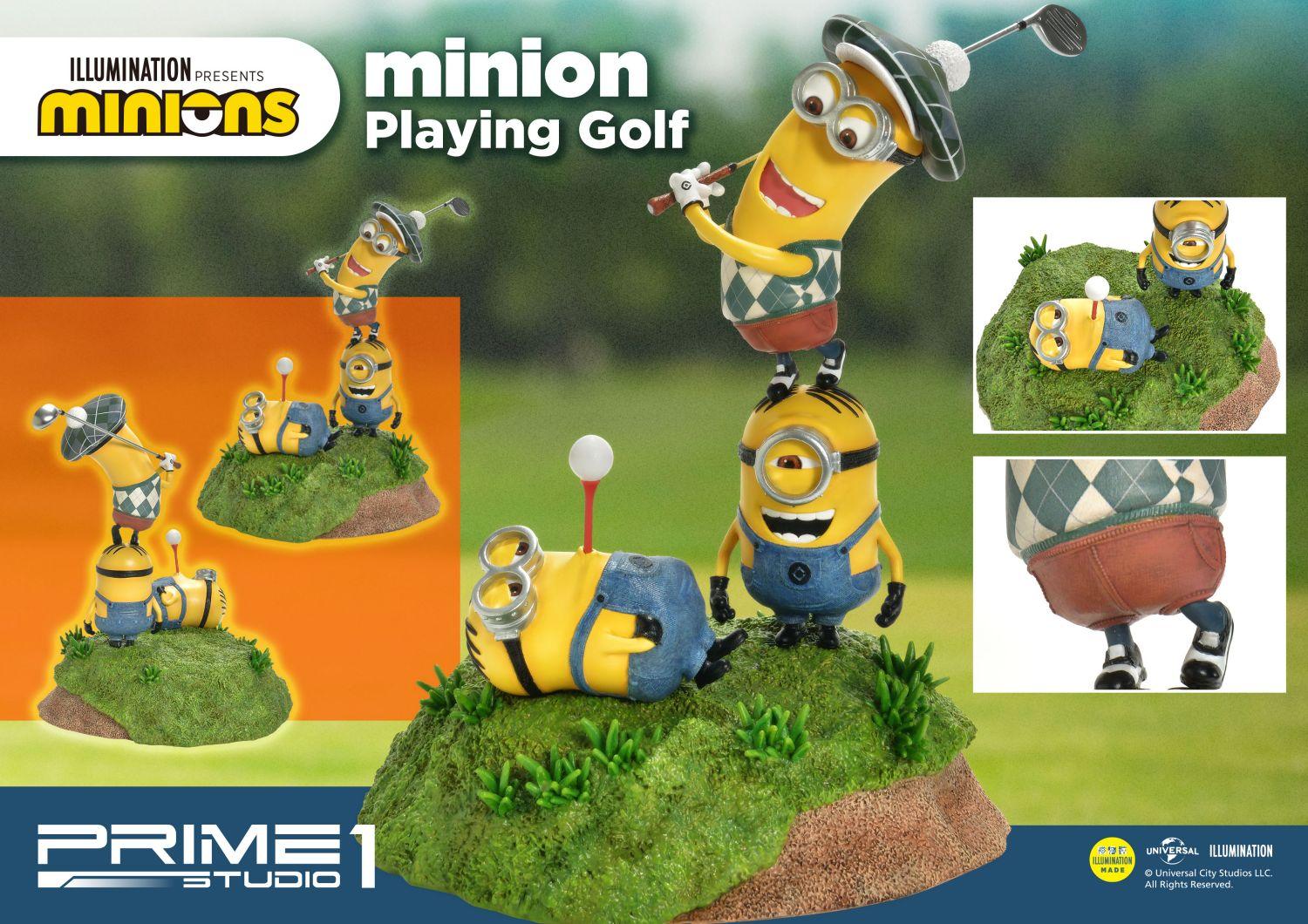 Prime Collectible Figures Minions Playing Golf