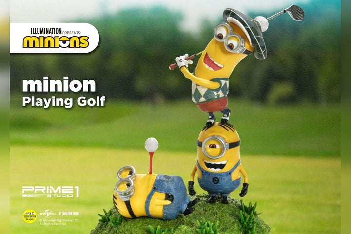 Prime Collectible Figures Minions Playing Golf