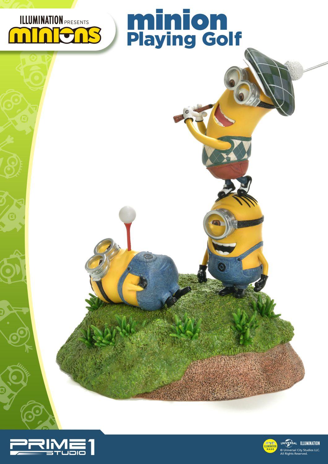 Prime Collectible Figures Minions Playing Golf