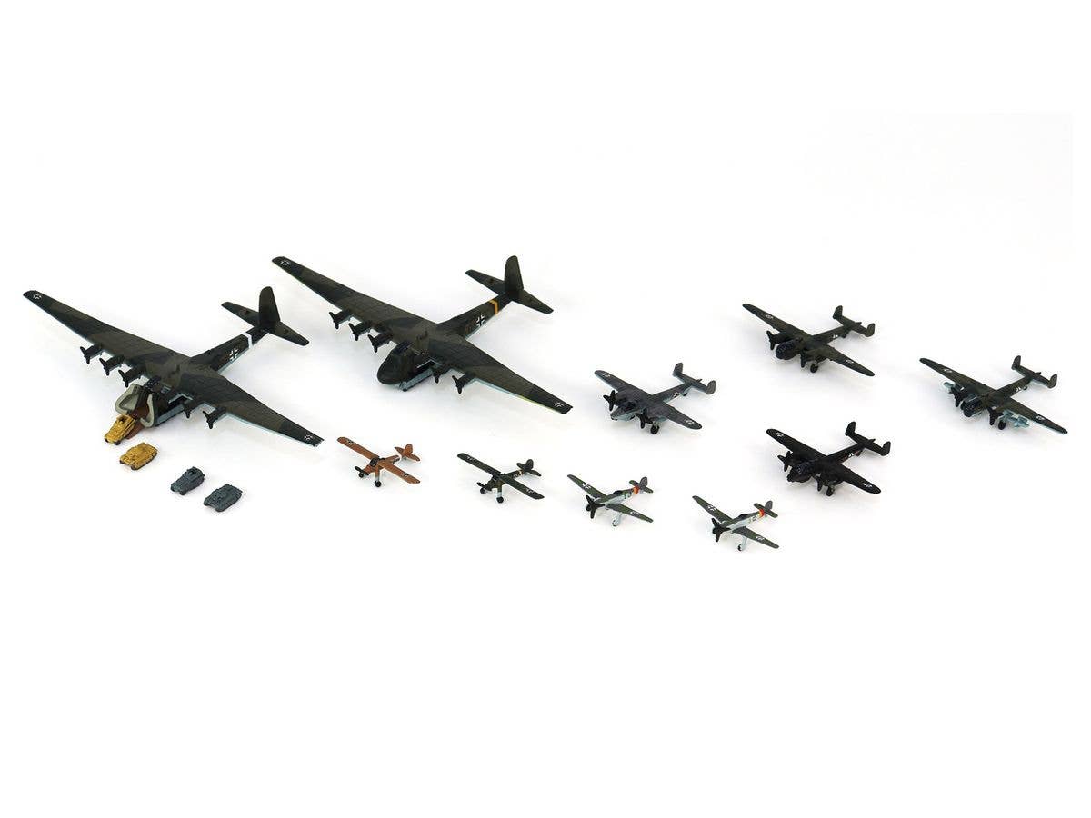 Pit Road 1/700 WWII Luftwaffe Aircraft Set 3 | 4986470020808