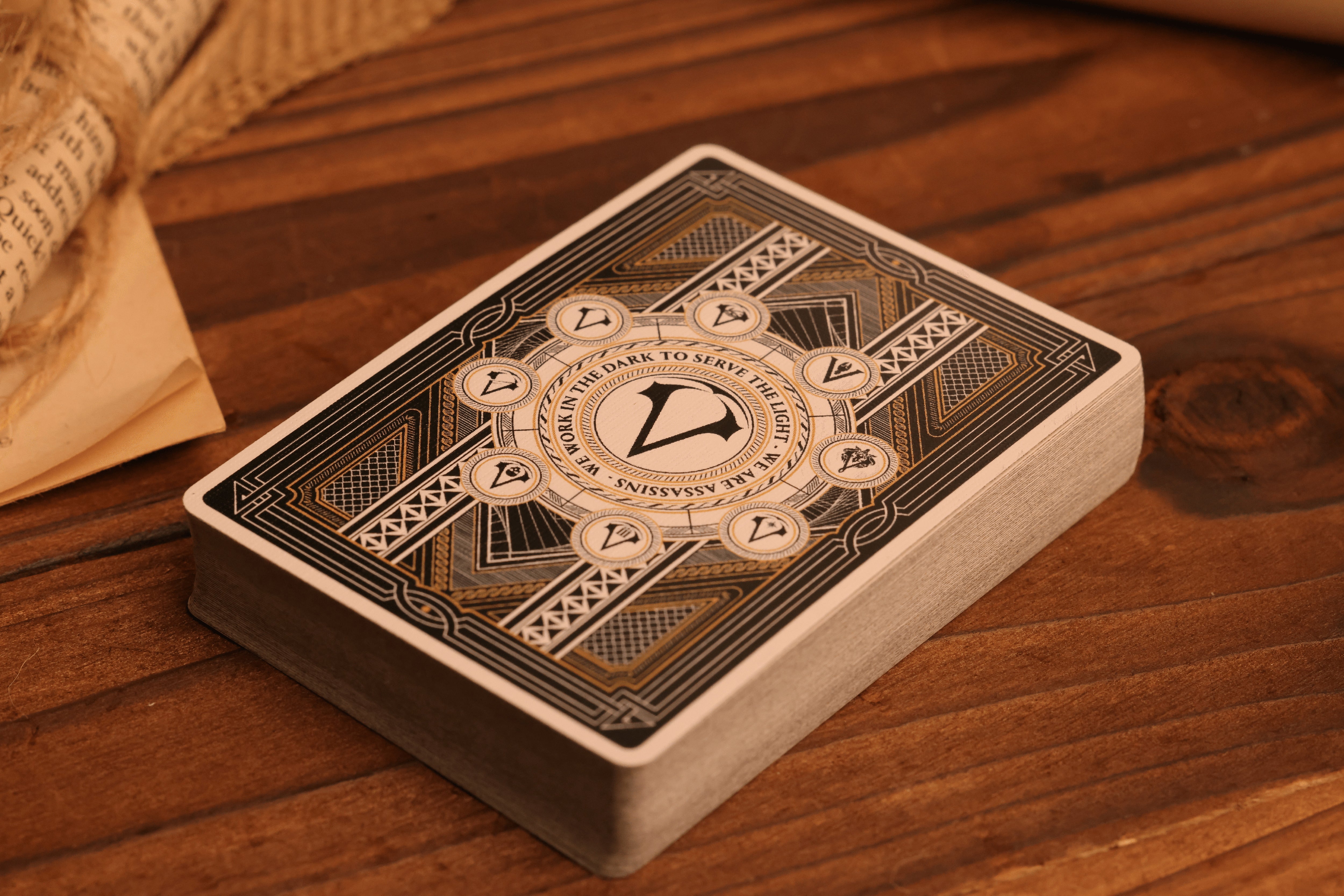 Assassin's Creed Legacy Playing Cards | BLACK HIDDEN BLADE