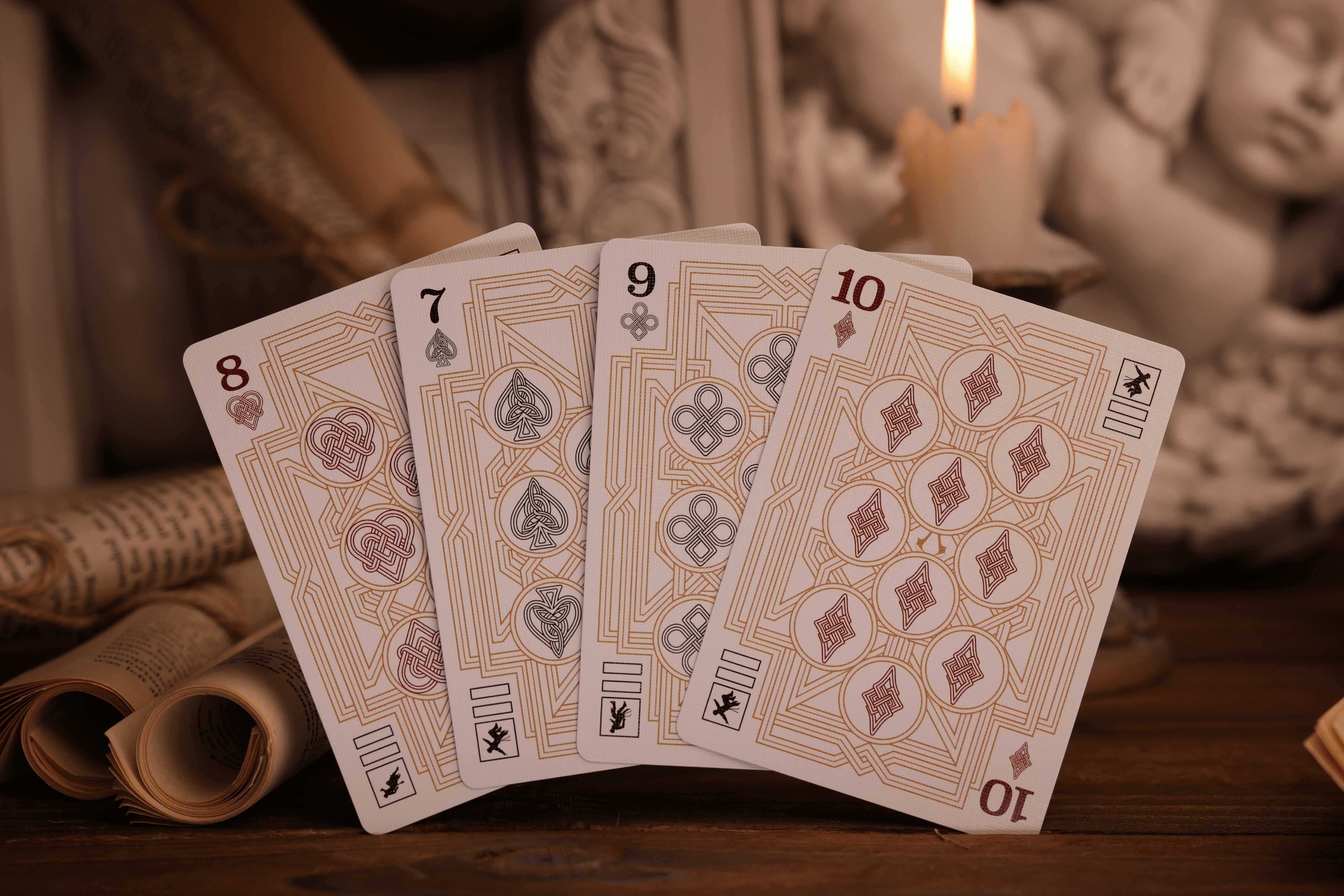 Assassin's Creed Legacy Playing Cards| WHITE HIDDEN BLADE
