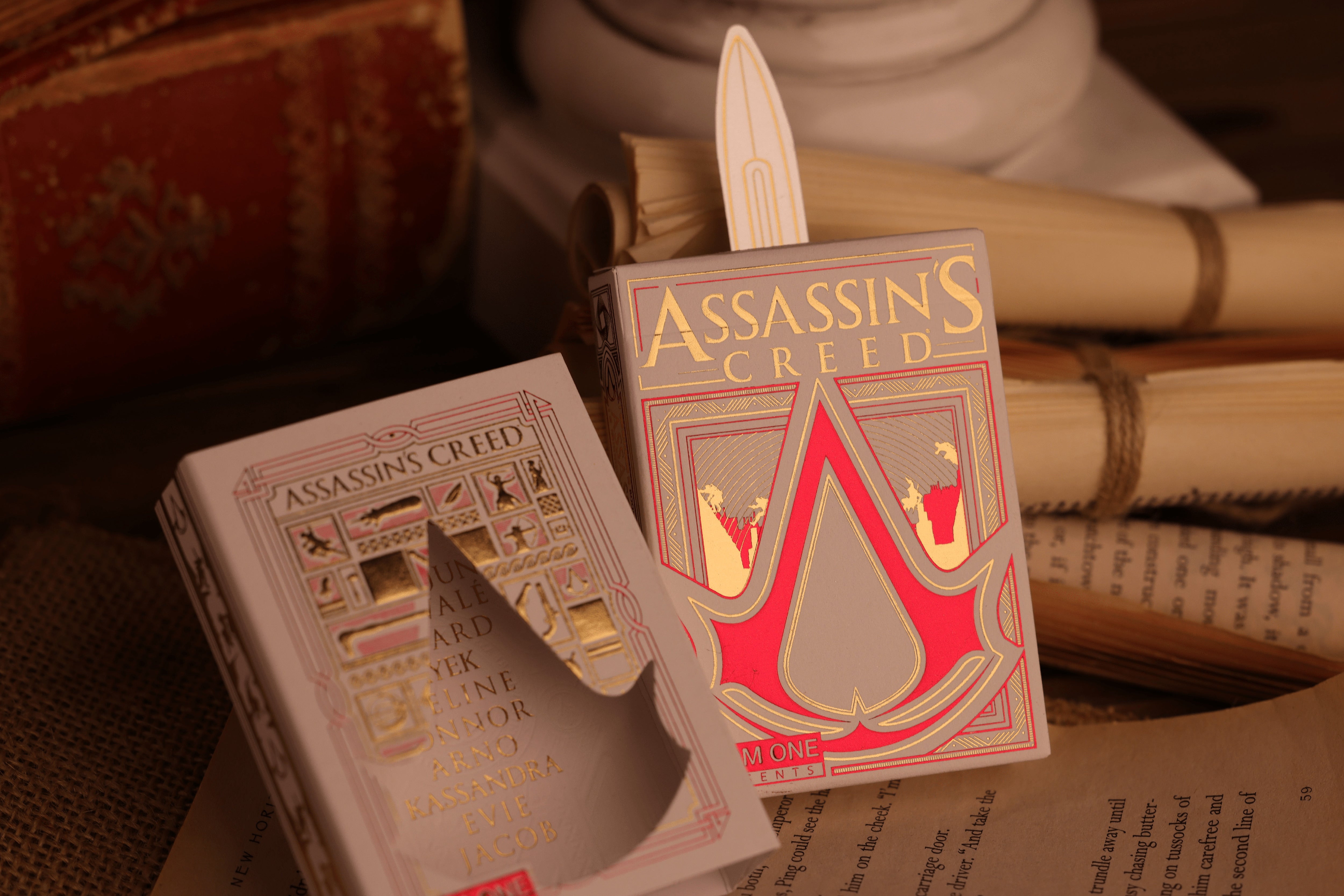 Assassin's Creed Legacy Playing Cards| WHITE HIDDEN BLADE