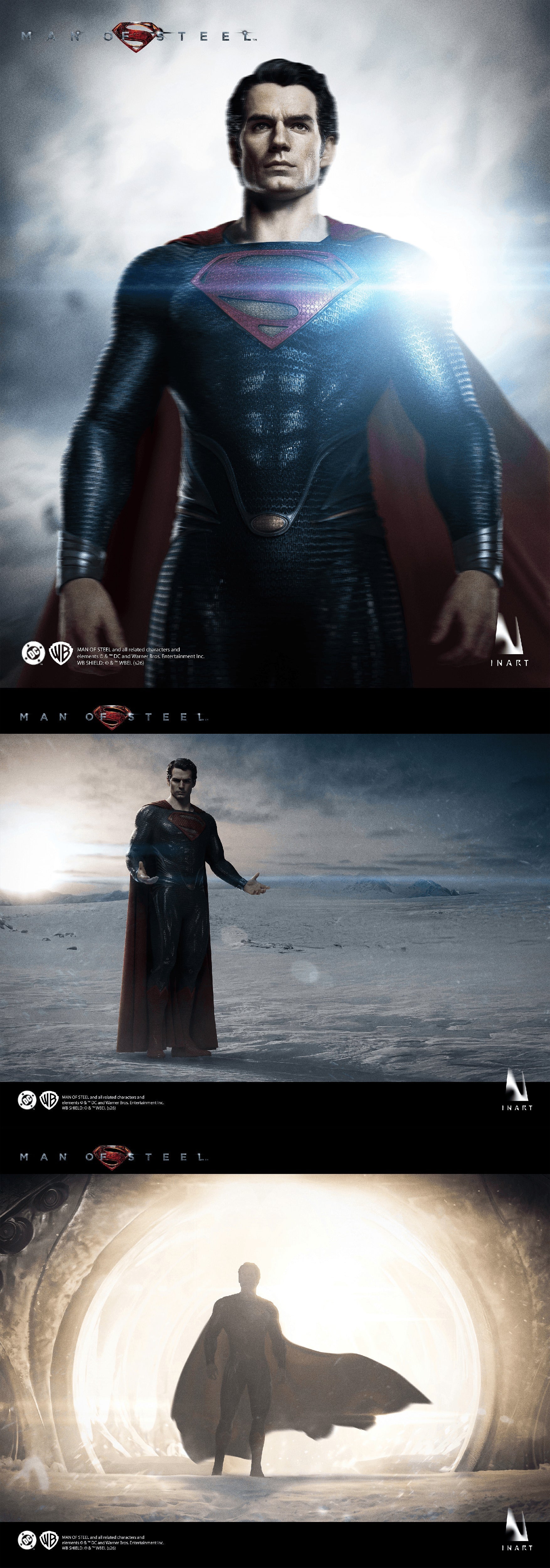 INART - Man of Steel - Superman 1/6 Collectible Figure
