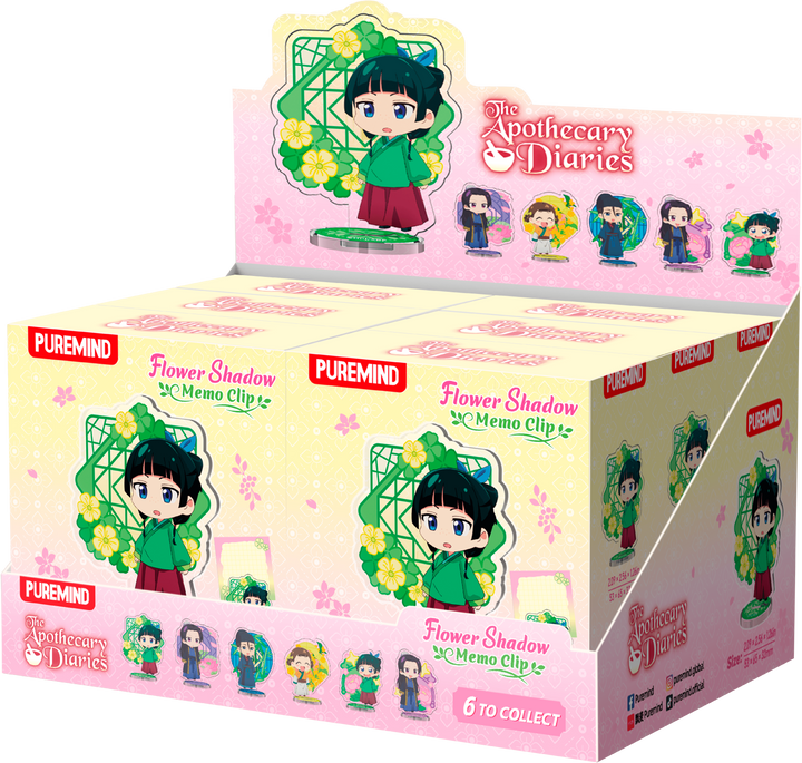 The Apothecary Diaries - Flower Shadow Memo Clip (6 units/set) (Box of 6)