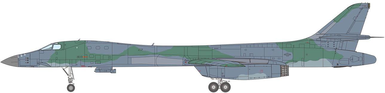 Platz 1/144 U.S. Air Force Bomber B-1B Lancer 337th BS〔Strategic Camouflage Scheme〕