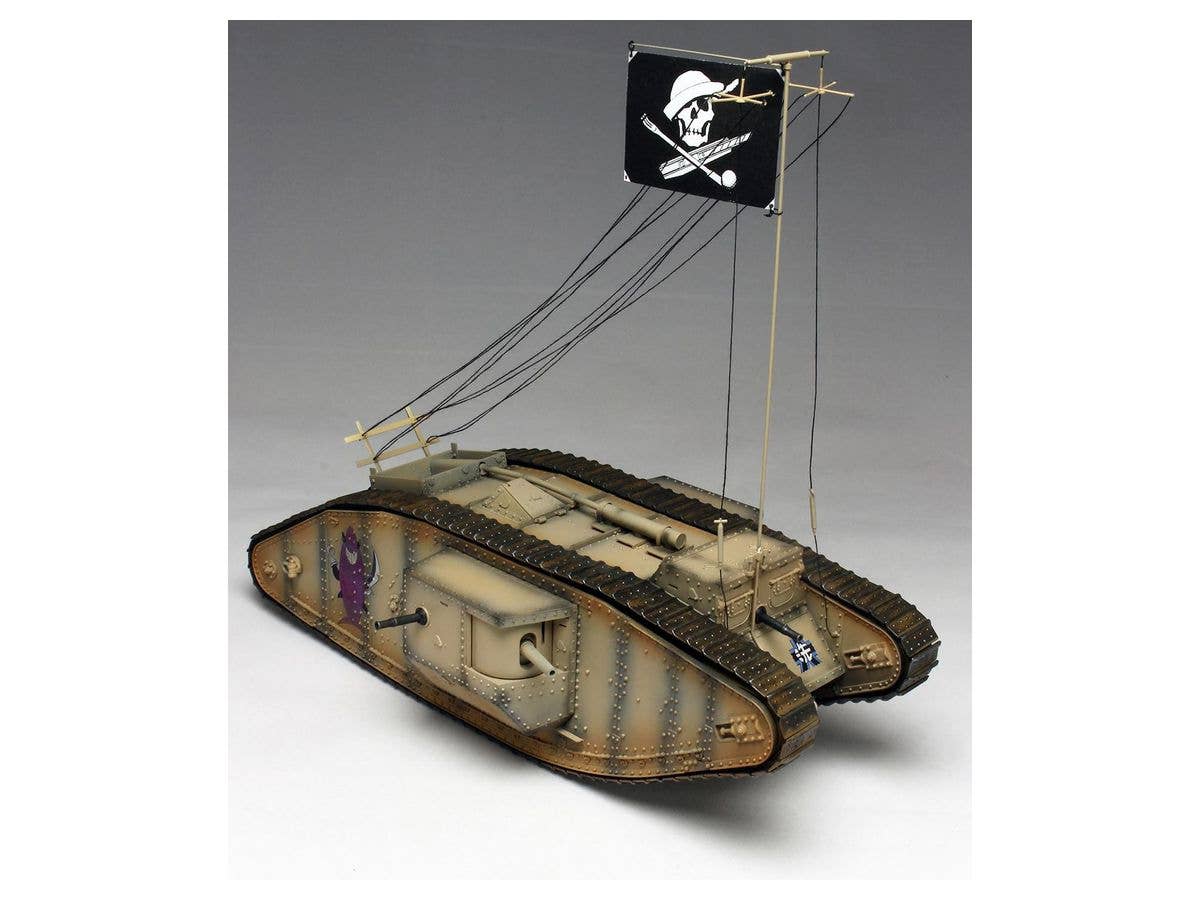 Platz 1/35 GIRLS und PANZER Mk.IV Team SAMESAN Tank with Mini Prepainted Figure Set | 4545782071764