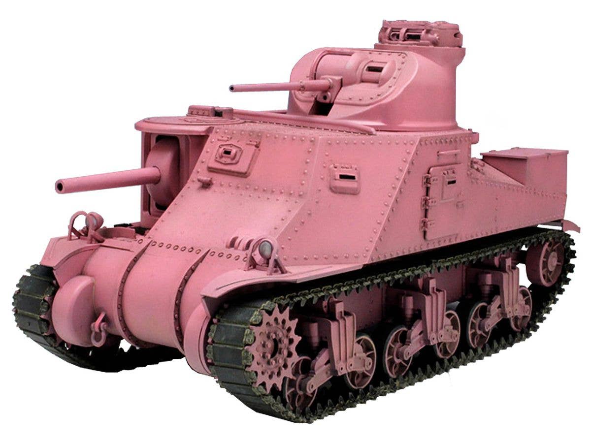 Platz x Tamiya 1/35 GIRLS und PANZER Medium Tank M3 Lee Team USAGISAN (Figures not included) | 4545782082524