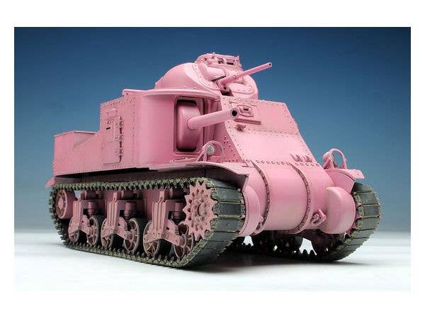 Platz x Tamiya 1/35 GIRLS und PANZER Medium Tank M3 Lee Team USAGISAN (Figures not included) | 4545782082524