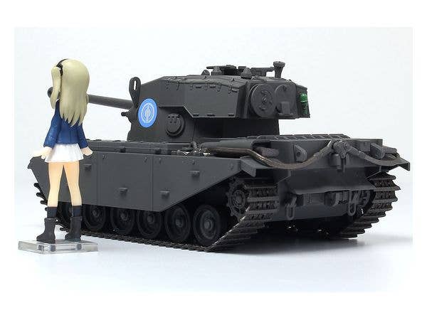 Platz 1/35 Girls und Panzer Der Film Deformed Cruiser Tank A41 Centurion Painted Display Model + Shimada Arisu Figure Kit | 4545782076943