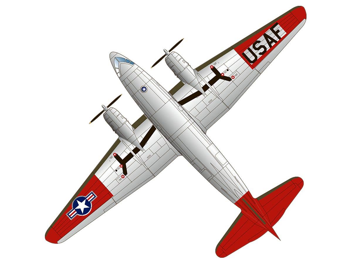 Platz 1/144 USAF Cargo Airplane C-46D Commando USAF/ANG | 4545782072105