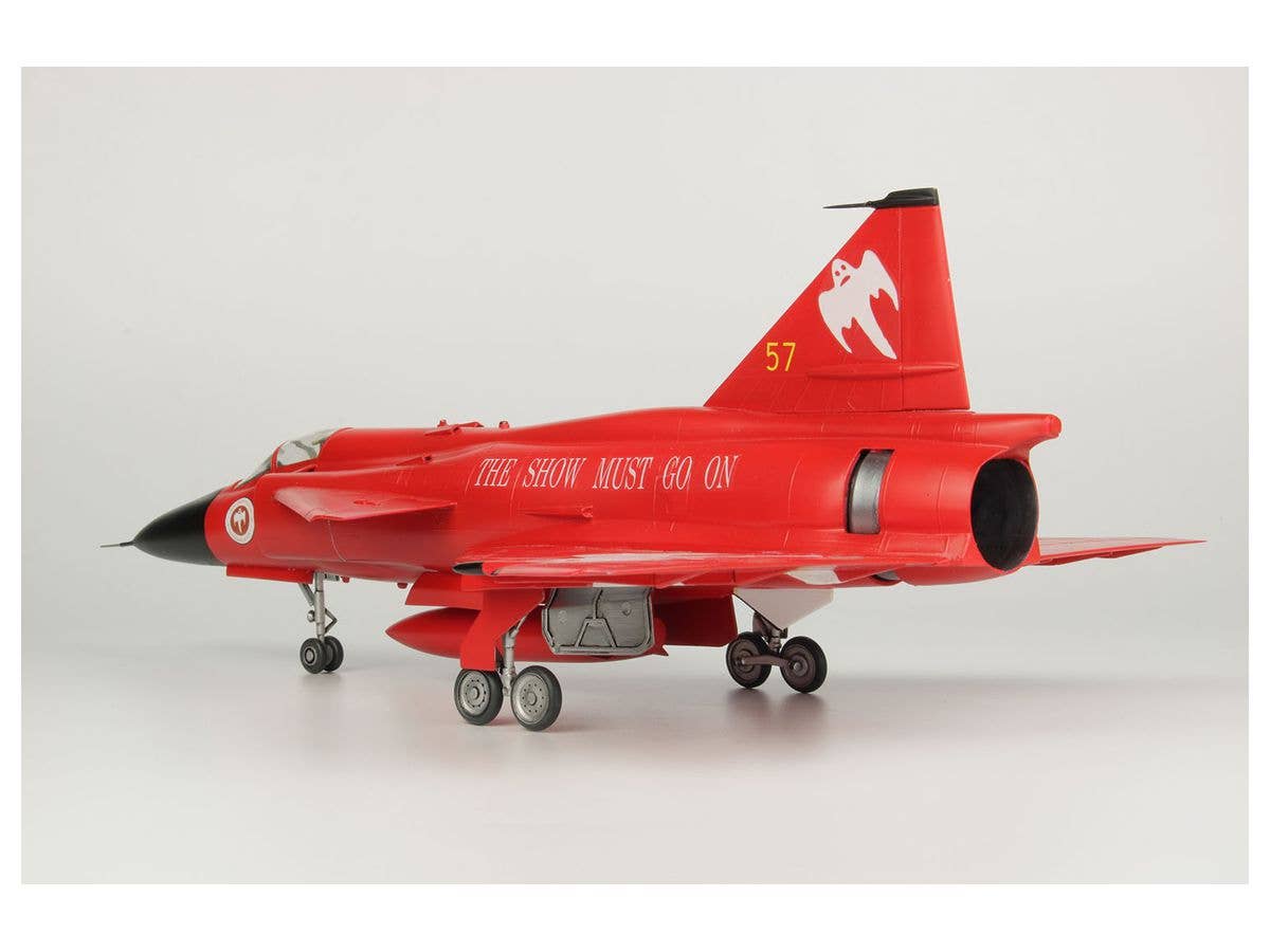 Platz 1/48 A-10C thunderbolt Swedish Air Force AJS37 Viggen 'Red Viggen' 10th Wing Dissolution Memorial Painting | 4545782082555