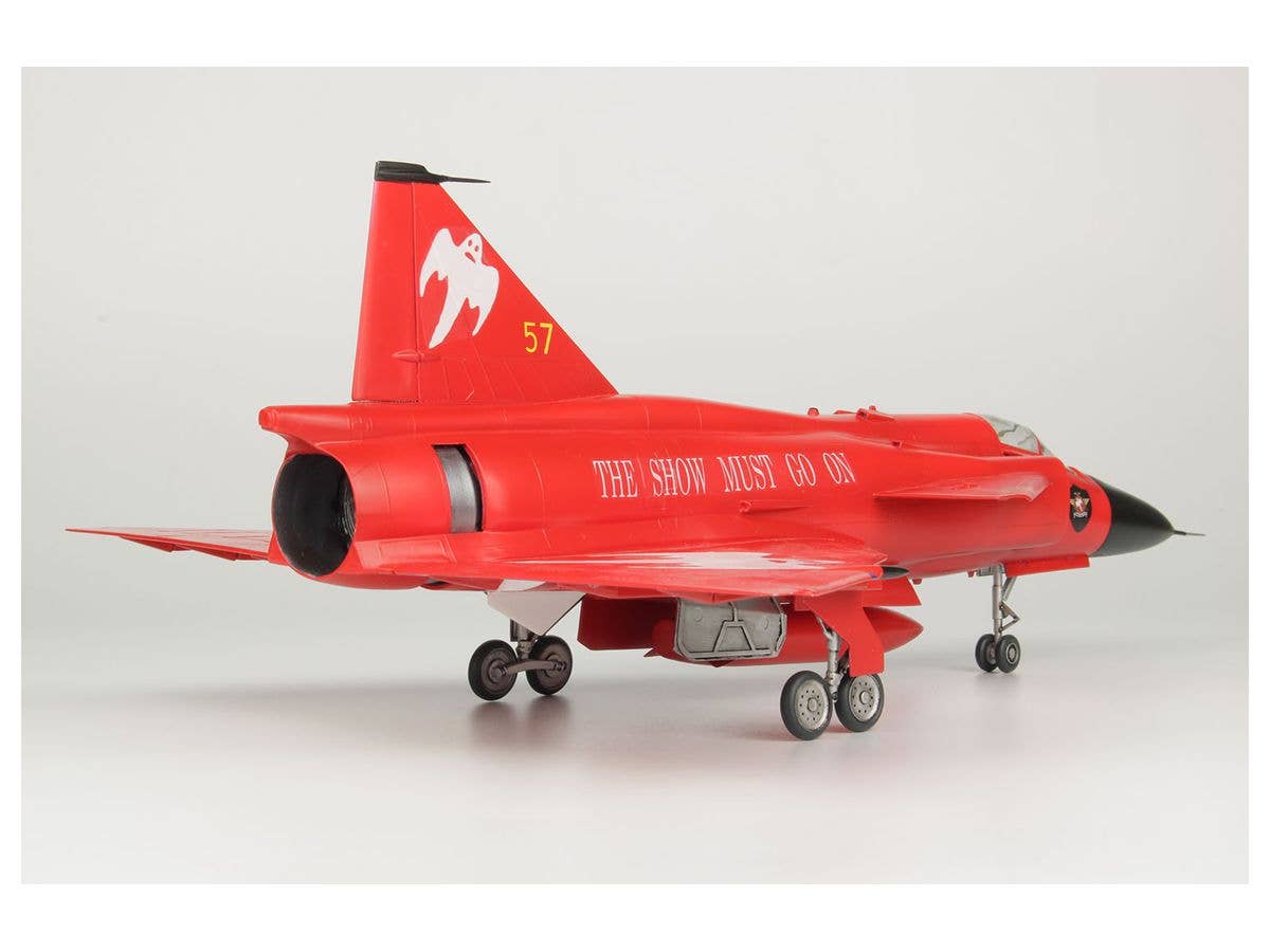 Platz 1/48 A-10C thunderbolt Swedish Air Force AJS37 Viggen 'Red Viggen' 10th Wing Dissolution Memorial Painting | 4545782082555