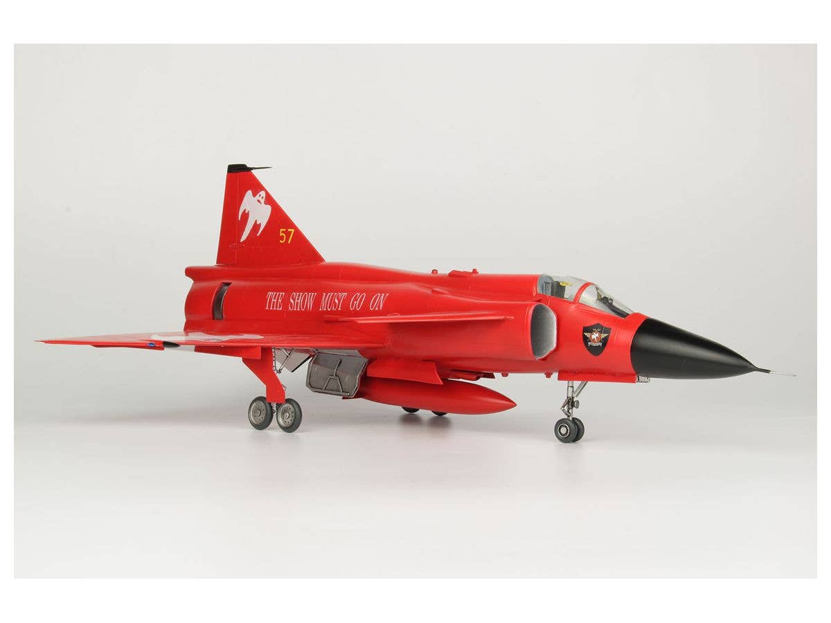 Platz 1/48 A-10C thunderbolt Swedish Air Force AJS37 Viggen 'Red Viggen' 10th Wing Dissolution Memorial Painting | 4545782082555