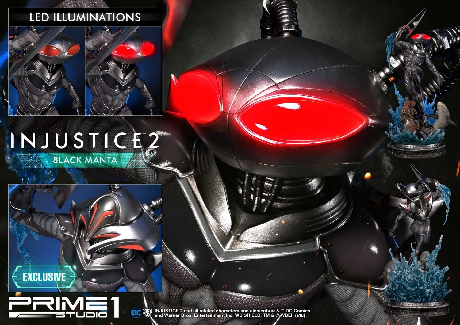 Premium Masterline Injustice 2 Black Manta EX Version