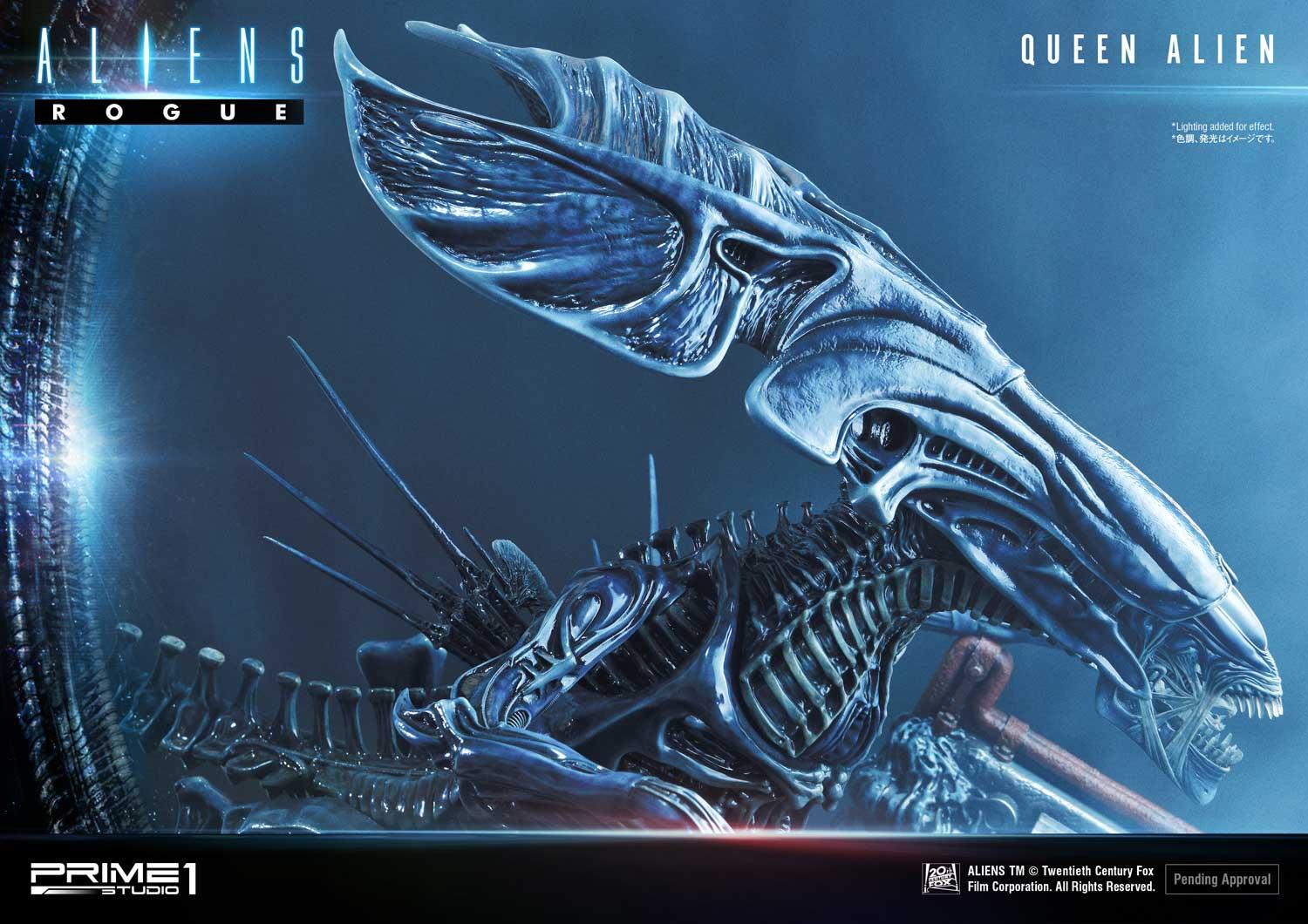 Premium Masterline Aliens (Comics) Queen Alien Battle Diorama