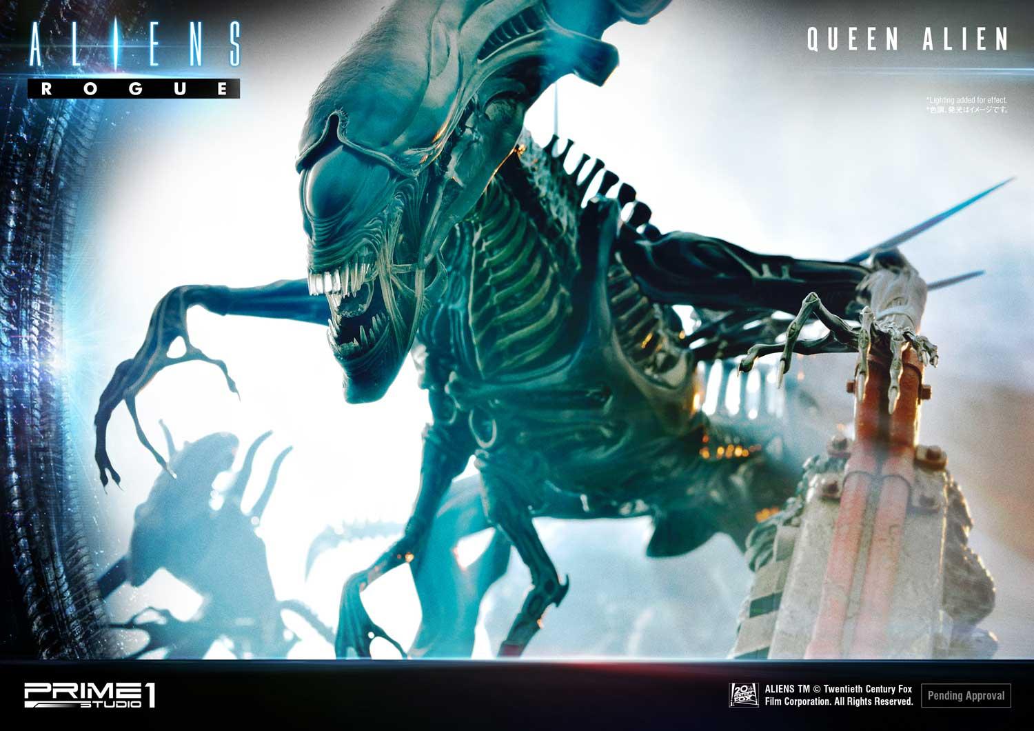 Premium Masterline Aliens (Comics) Queen Alien Battle Diorama