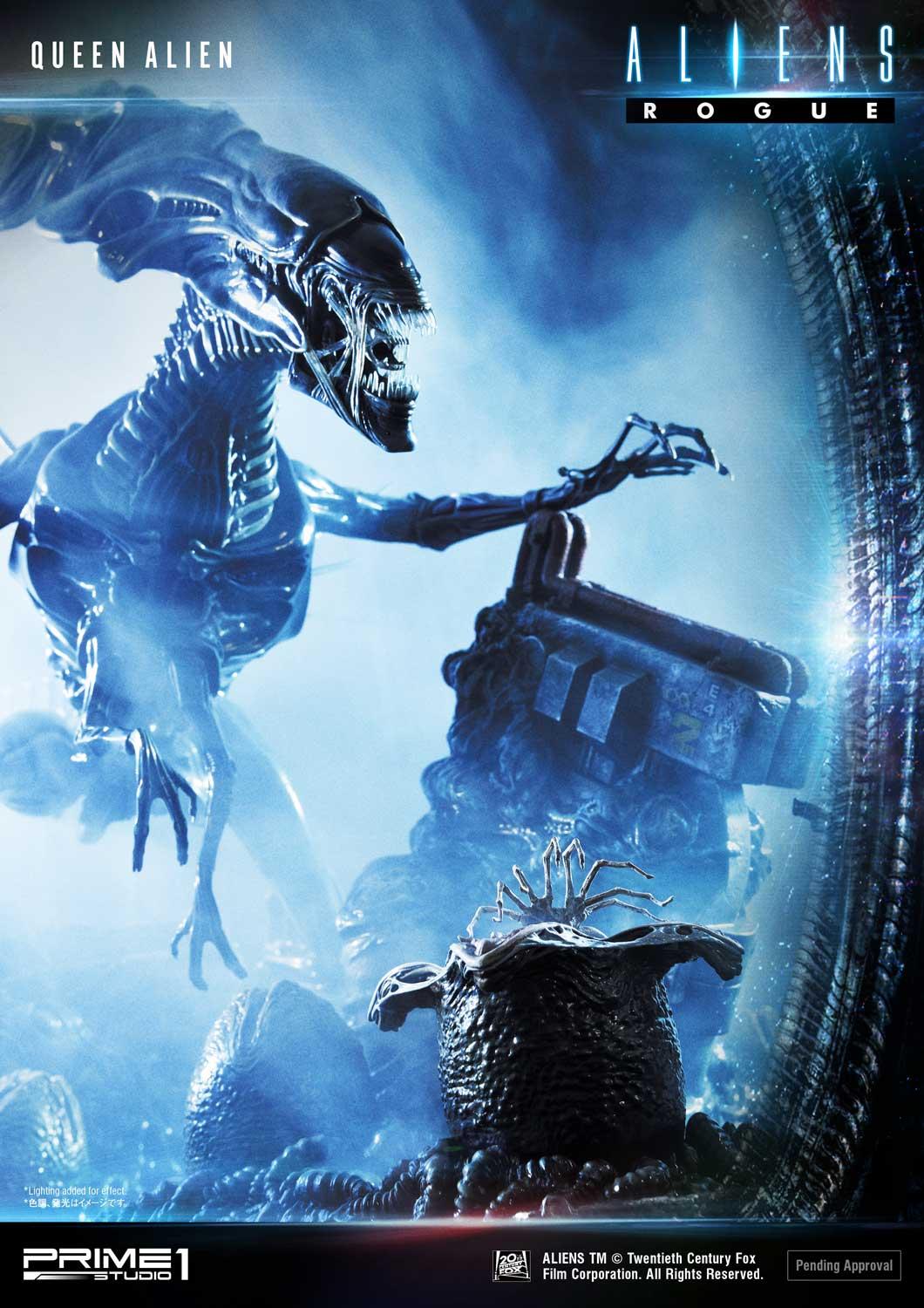 Premium Masterline Aliens (Comics) Queen Alien Battle Diorama