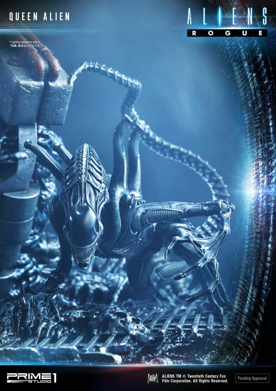 Premium Masterline Aliens (Comics) Queen Alien Battle Diorama
