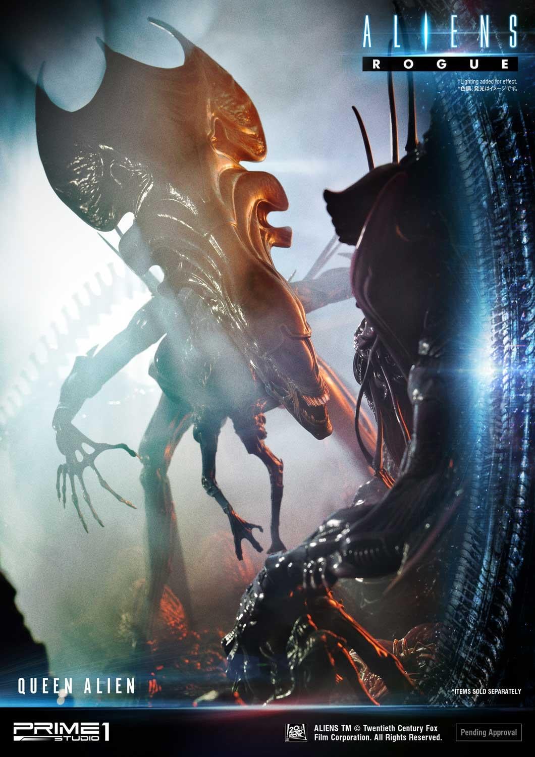 Premium Masterline Aliens (Comics) Queen Alien Battle Diorama