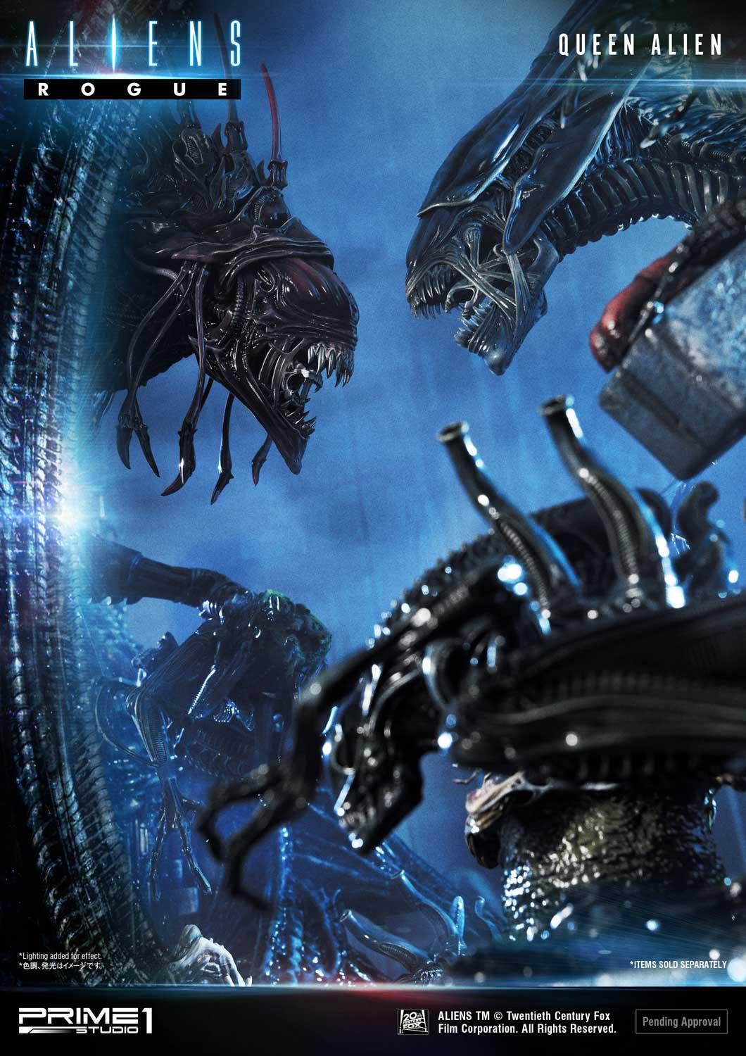 Premium Masterline Aliens (Comics) Queen Alien Battle Diorama