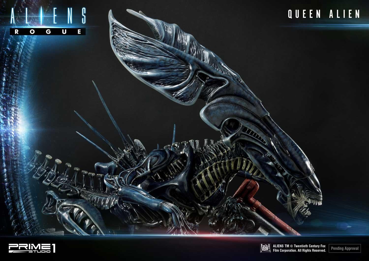 Premium Masterline Aliens (Comics) Queen Alien Battle Diorama