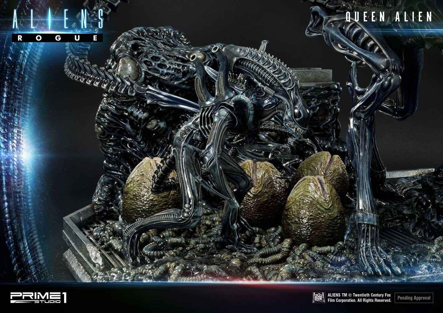 Premium Masterline Aliens (Comics) Queen Alien Battle Diorama