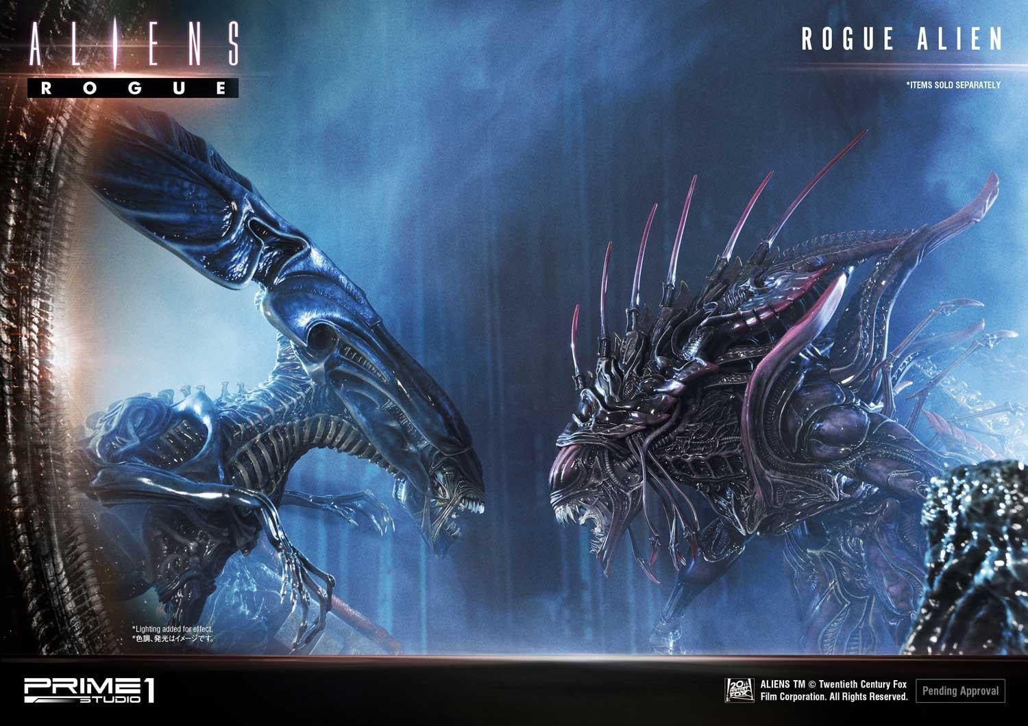 Premium Masterline Aliens (Comics) Rogue Alien Battle Diorama