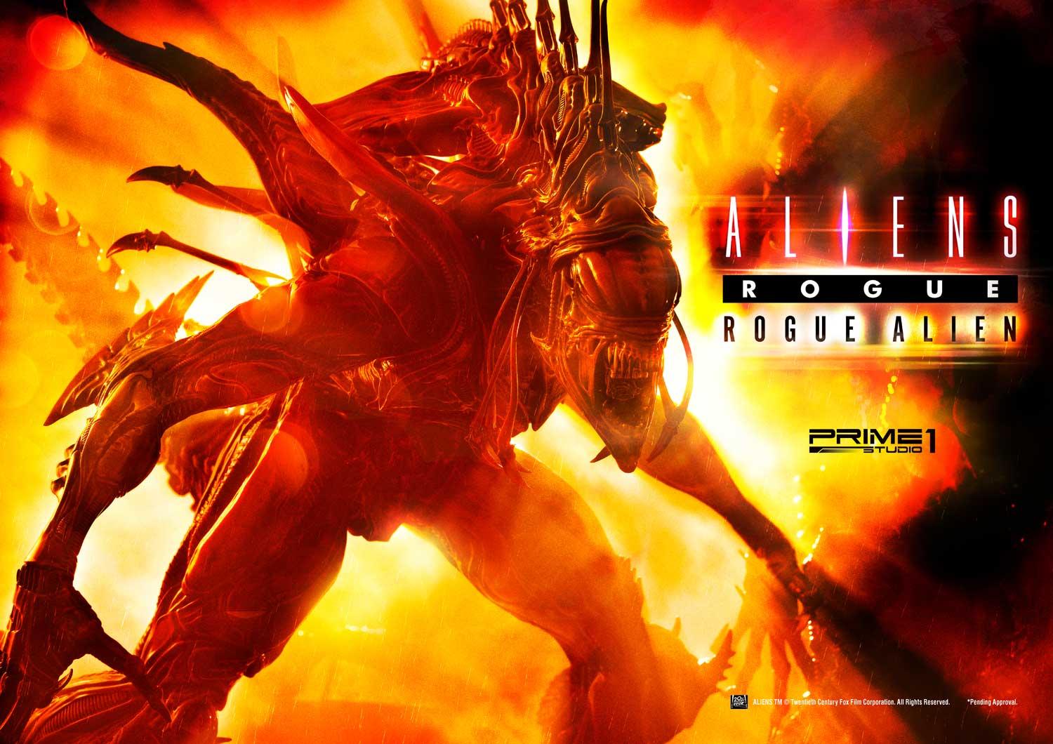 Premium Masterline Aliens (Comics) Rogue Alien Battle Diorama
